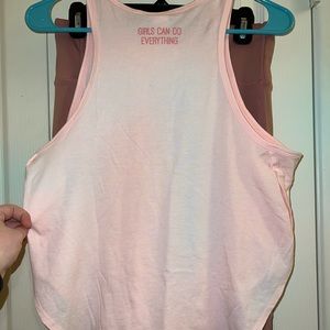 2-piece Fabletics Set Mauve & Pink Tank Top and Leggings